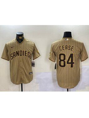 Dylan Cease Tan Stitched Jersey